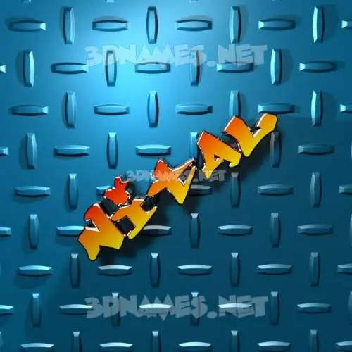 nital in Grid Style style - 3D name wallpaper nital in Grid Style style - 3D name wallpaper