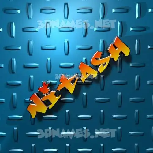 nitash in Grid Style style - 3D name wallpaper