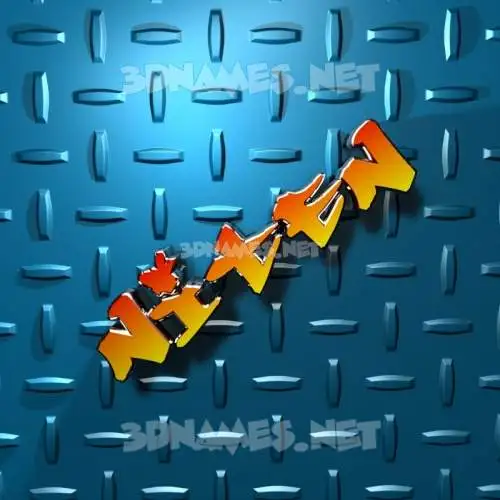 niten in Grid Style style - 3D name wallpaper