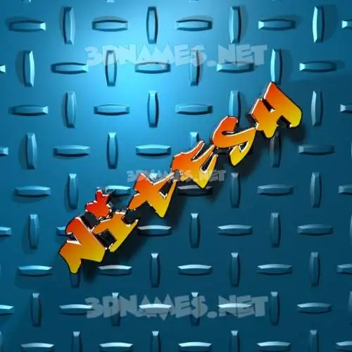 nitesh in Grid Style style - 3D name wallpaper