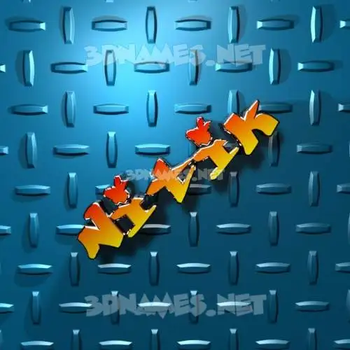nitik in Grid Style style - 3D name wallpaper nitik in Grid Style style - 3D name wallpaper