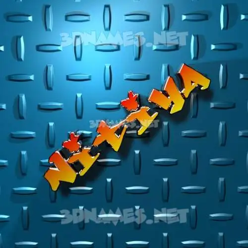 nitiya in Grid Style style - 3D name wallpaper