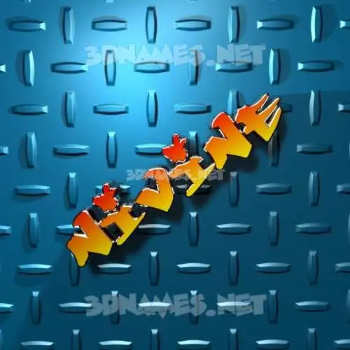 nivine in Grid Style style - 3D name wallpaper