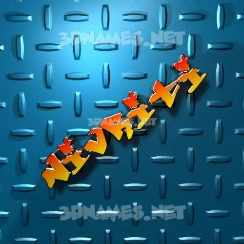 nivriti in Grid Style style - 3D name wallpaper