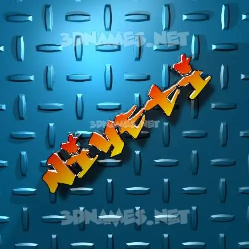 niyeti in Grid Style style - 3D name wallpaper