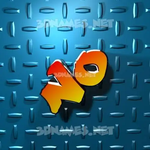 no in Grid Style style - 3D name wallpaper no in Grid Style style - 3D name wallpaper