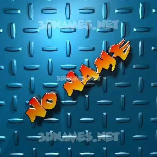 no name in Grid Style style - 3D name wallpaper