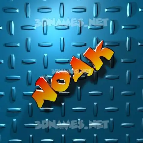 noak in Grid Style style - 3D name wallpaper noak in Grid Style style - 3D name wallpaper
