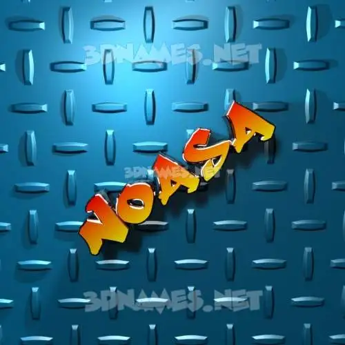 noasa in Grid Style style - 3D name wallpaper noasa in Grid Style style - 3D name wallpaper