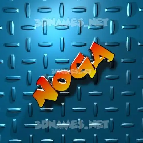 noga in Grid Style style - 3D name wallpaper noga in Grid Style style - 3D name wallpaper