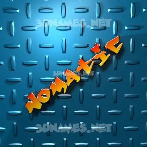 nomatic in Grid Style style - 3D name wallpaper nomatic in Grid Style style - 3D name wallpaper