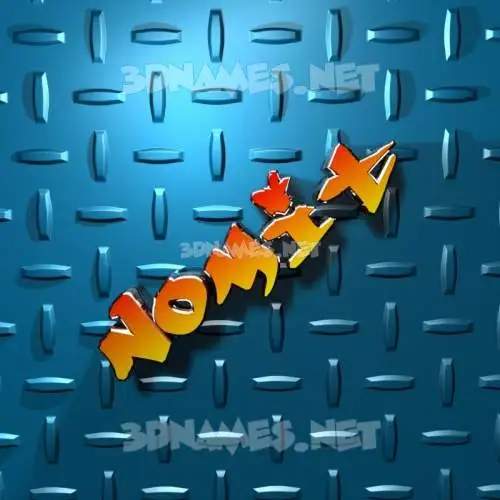 nomit in Grid Style style - 3D name wallpaper