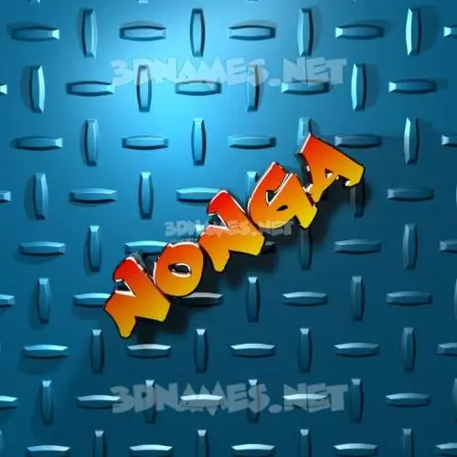 nonga in Grid Style style - 3D name wallpaper nonga in Grid Style style - 3D name wallpaper