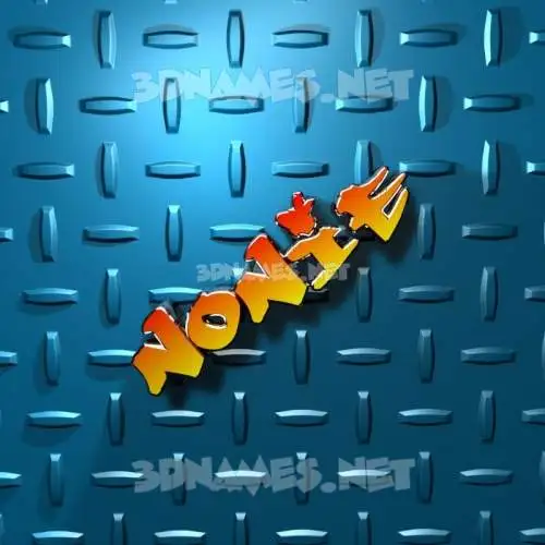 nonie in Grid Style style - 3D name wallpaper nonie in Grid Style style - 3D name wallpaper