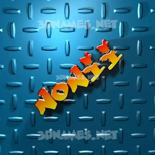 nonii in Grid Style style - 3D name wallpaper nonii in Grid Style style - 3D name wallpaper