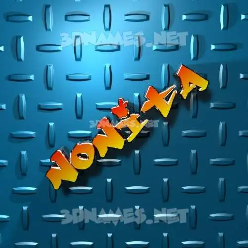 nonita in Grid Style style - 3D name wallpaper nonita in Grid Style style - 3D name wallpaper
