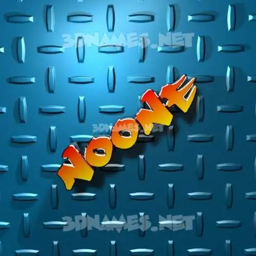 noone in Grid Style style - 3D name wallpaper