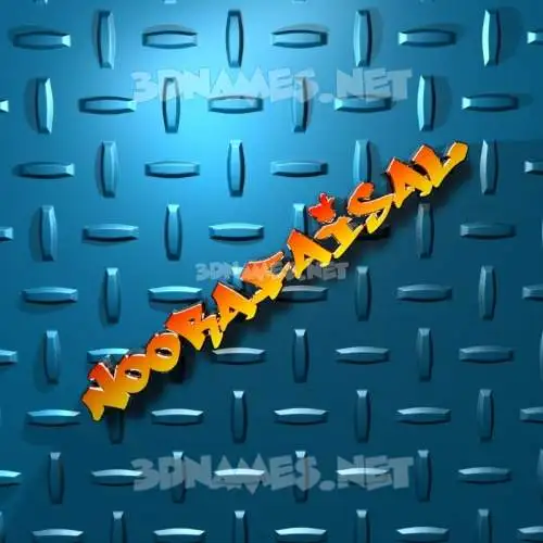 noorafaisal in Grid Style style - 3D name wallpaper