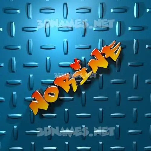 norine in Grid Style style - 3D name wallpaper