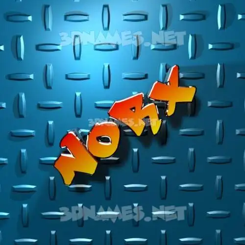 norx in Grid Style style - 3D name wallpaper