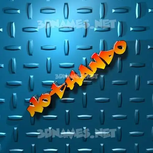 nothando in Grid Style style - 3D name wallpaper nothando in Grid Style style - 3D name wallpaper
