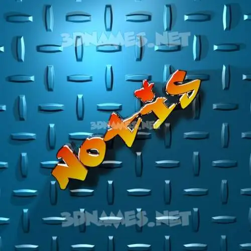 notis in Grid Style style - 3D name wallpaper notis in Grid Style style - 3D name wallpaper