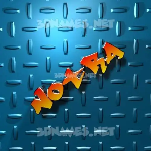 notra in Grid Style style - 3D name wallpaper notra in Grid Style style - 3D name wallpaper