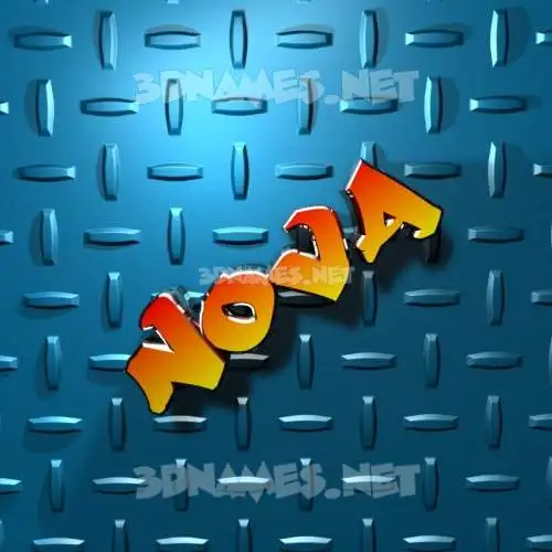 nova in Grid Style style - 3D name wallpaper