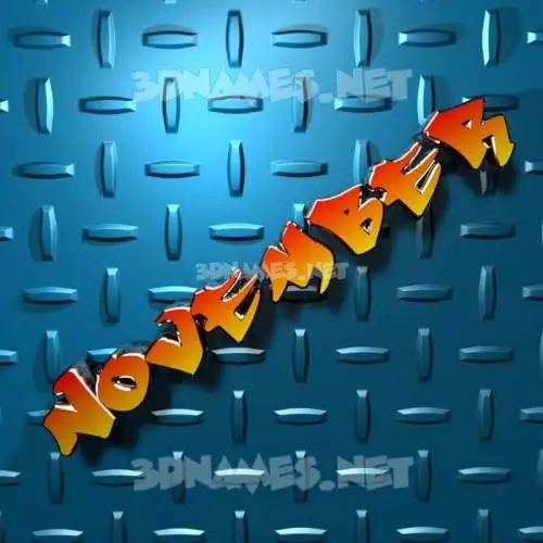 november in Grid Style style - 3D name wallpaper november in Grid Style style - 3D name wallpaper