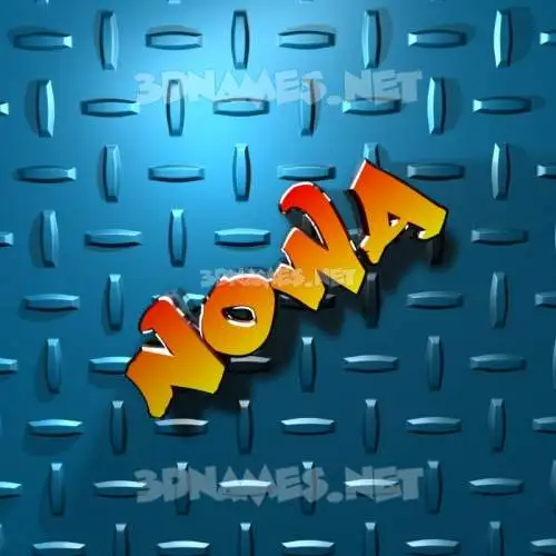 nowa in Grid Style style - 3D name wallpaper