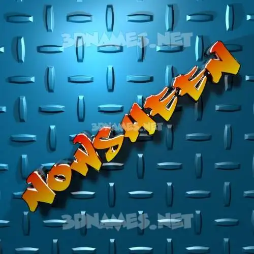 nowsheen in Grid Style style - 3D name wallpaper