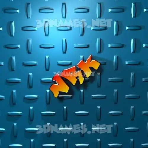 nrk in Grid Style style - 3D name wallpaper