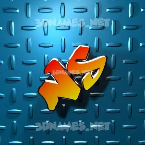 ns in Grid Style style - 3D name wallpaper
