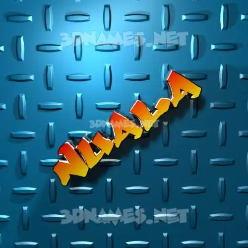 nuala in Grid Style style - 3D name wallpaper nuala in Grid Style style - 3D name wallpaper