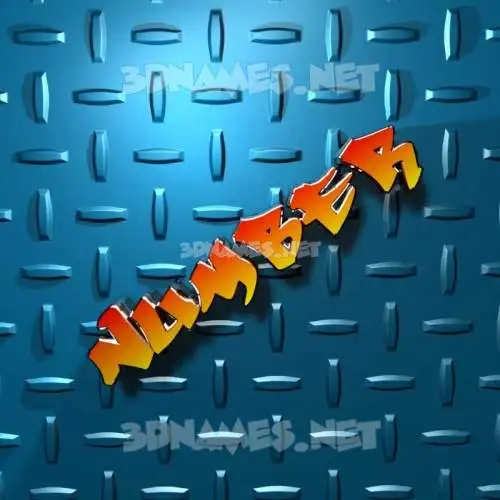 number in Grid Style style - 3D name wallpaper number in Grid Style style - 3D name wallpaper
