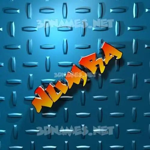 numra in Grid Style style - 3D name wallpaper numra in Grid Style style - 3D name wallpaper