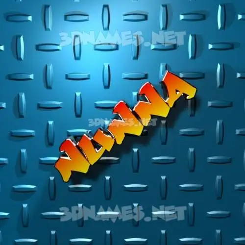 nunna in Grid Style style - 3D name wallpaper nunna in Grid Style style - 3D name wallpaper