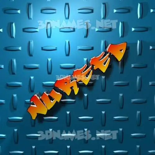 nureed in Grid Style style - 3D name wallpaper nureed in Grid Style style - 3D name wallpaper