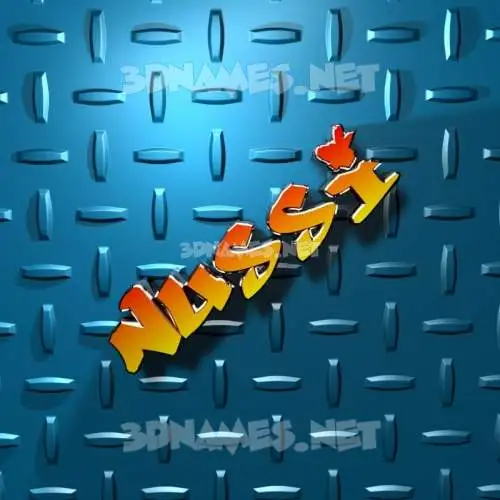nussi in Grid Style style - 3D name wallpaper nussi in Grid Style style - 3D name wallpaper