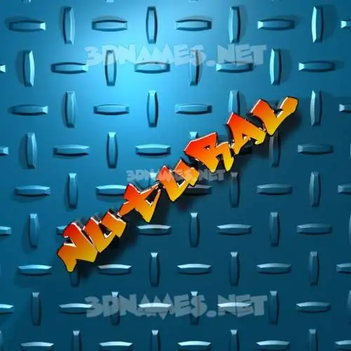 nutural in Grid Style style - 3D name wallpaper