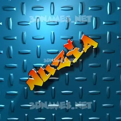 nuzia in Grid Style style - 3D name wallpaper nuzia in Grid Style style - 3D name wallpaper