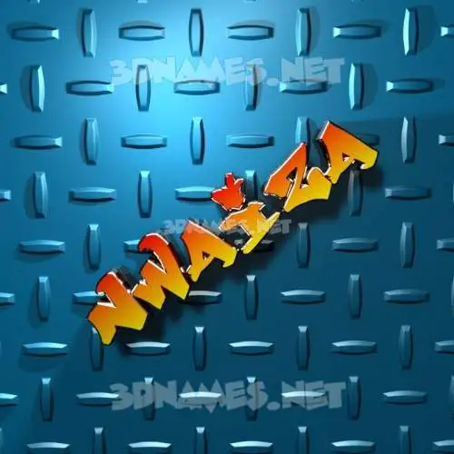 nwaiza in Grid Style style - 3D name wallpaper nwaiza in Grid Style style - 3D name wallpaper