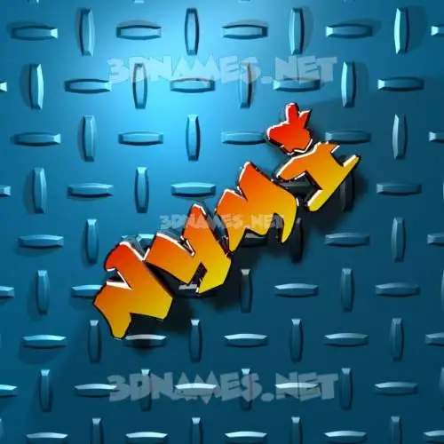 nymi in Grid Style style - 3D name wallpaper