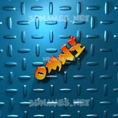 omni in Grid Style style - 3D name wallpaper omni in Grid Style style - 3D name wallpaper