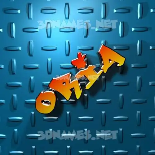 oria in Grid Style style - 3D name wallpaper oria in Grid Style style - 3D name wallpaper