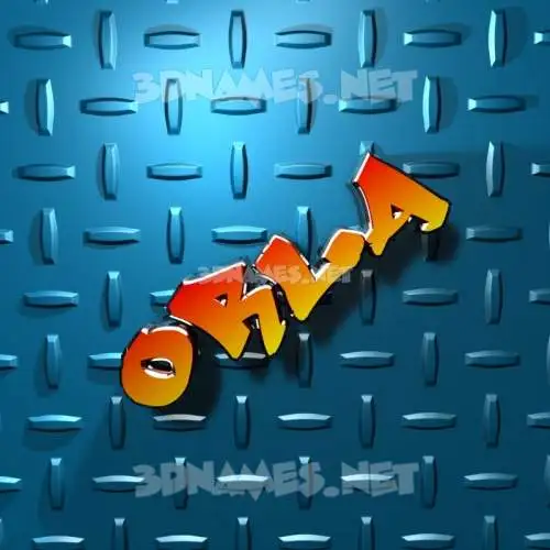 orla in Grid Style style - 3D name wallpaper orla in Grid Style style - 3D name wallpaper