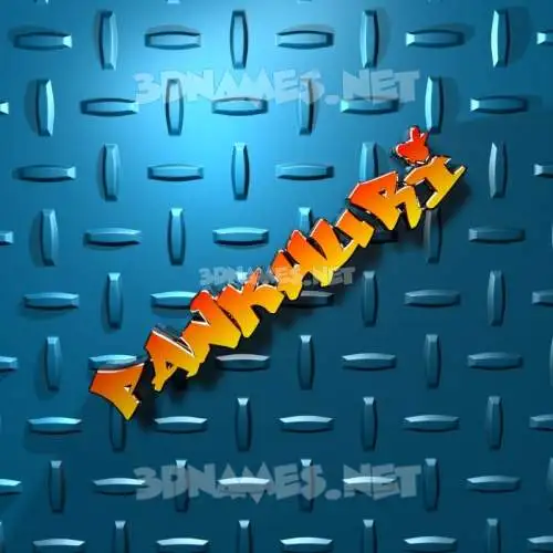 pankhuri in Grid Style style - 3D name wallpaper
