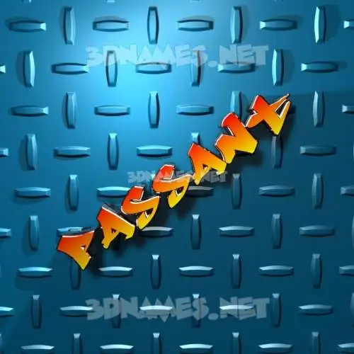 passant in Grid Style style - 3D name wallpaper passant in Grid Style style - 3D name wallpaper