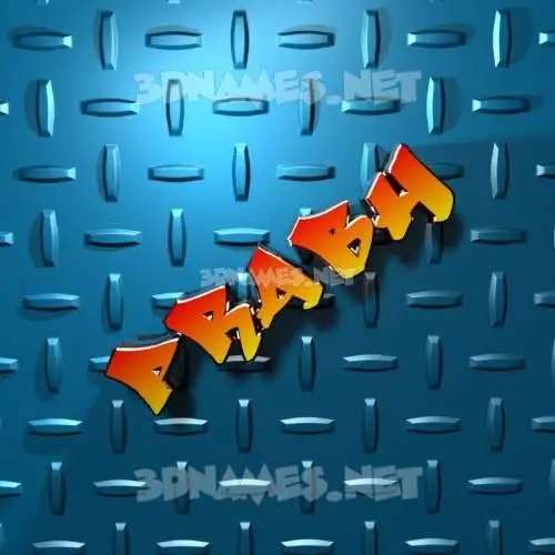 prabh in Grid Style style - 3D name wallpaper