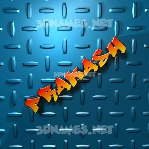 prakash in Grid Style style - 3D name wallpaper